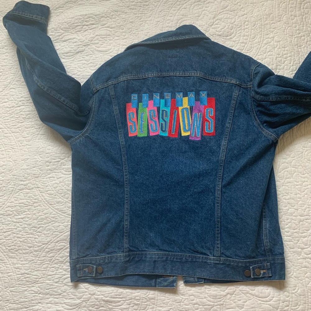 Vintage 80’s HBO Cinemax Sessions Lee Denim Jacket